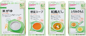 米がゆ,野菜スープ,和風だし,とろみのもと
