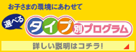 選べるタイプ別プログラム